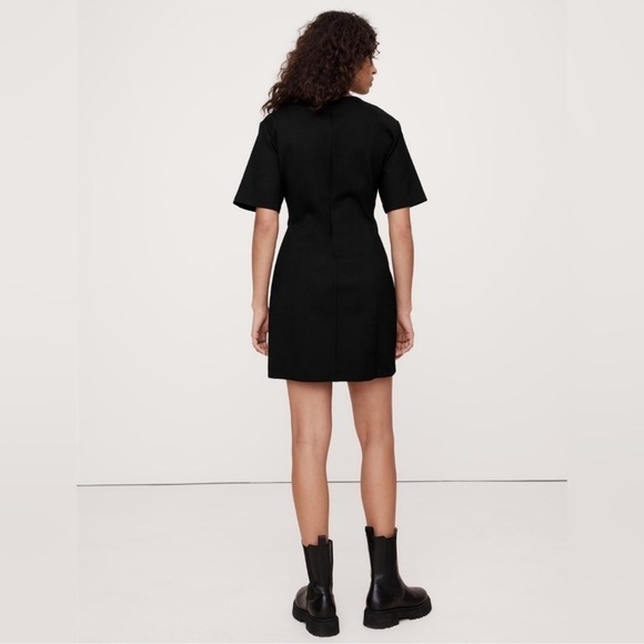 NWT! Banana Republic Black Everywhere Ponte Seamed Mini Dress - Multiple ♥️ - Picture 2 of 7